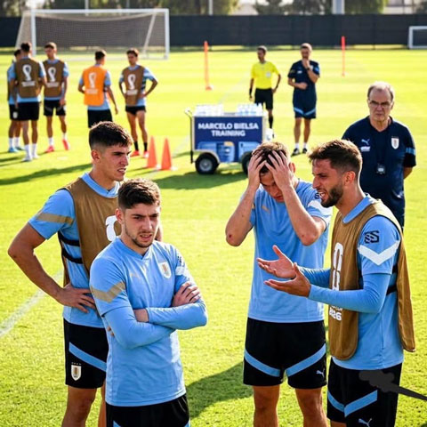 Nhóm 4 cầu thủ kỳ cựu đã đứng lên phản đối HLV Marcelo Bielsa - Ảnh: khaterkobby