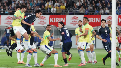 Nhật Bản từng hạ Brazil 3-2 hồi tháng 10/2025