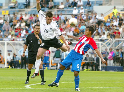 Đức từng hạ Paraguay 1-0 ở World Cup 2002