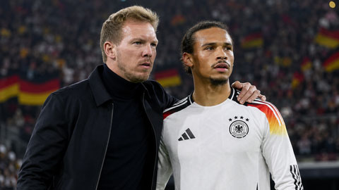 Sane vẫn đang được HLV Nagelsmann tin tưởng
