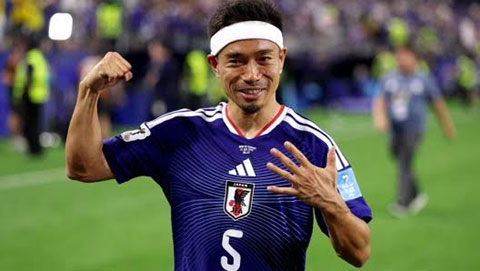Nagatomo là cầu thủ châu Á đầu tiên ra sân ở 5 kì World Cup