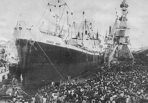 Kasato Maru, con tàu chở những người Nhật đầu tiên đến Brazil