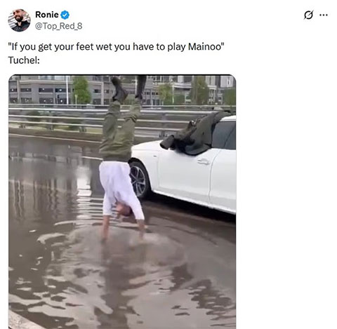Những meme chế giễu HLV Tuchel khi không sử dụng Mainoo