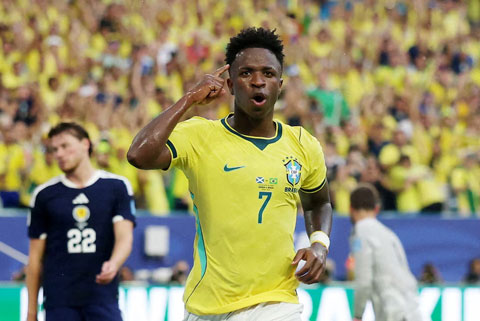 Vinicius sẽ là niềm hi vọng lớn lao của Brazil trước Nhật Bản