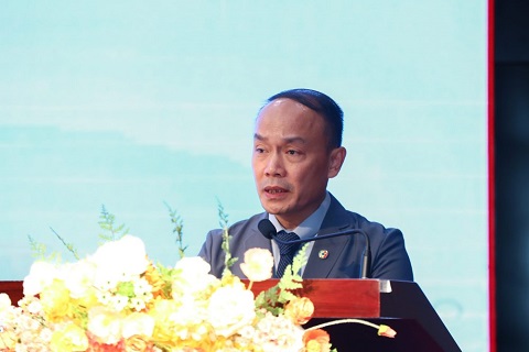TTK Nguyễn Văn Phú phát biểu tại Khóa đào tạo 