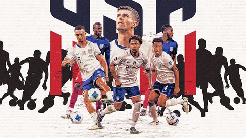ĐT Mỹ bước vào World Cup 2026 với diện mạo rất khác so với những thế hệ trước. Ảnh: Yahoo Sports
