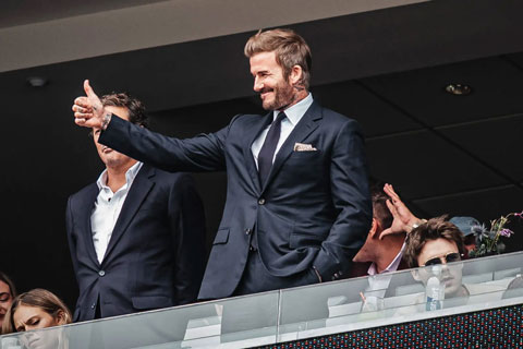 David Beckham đại diện cho nhiều thương hiệu khác nhau