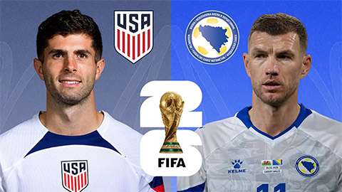 Trực tiếp Mỹ vs Bosnia, 07h00 ngày 2/7