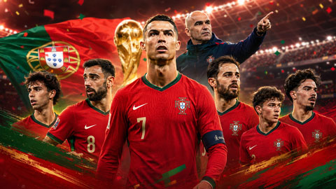 Bồ Đào Nha sở hữu dàn sao thượng thặng đủ sức vô địch World Cup 2026