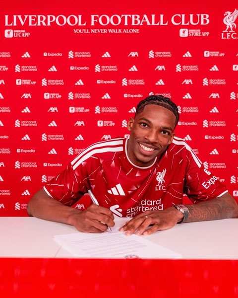 Jacquet ký hợp đồng với Liverpool - Ảnh: @LFC