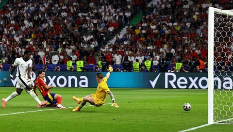 Oyarzabal ghi bàn quyết định trong trận chung kết EURO 2024. Ảnh: X