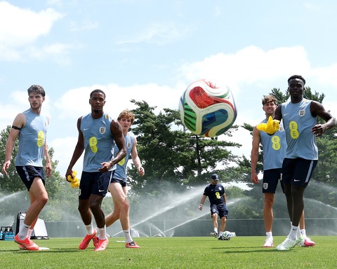 ĐT Anh tập luyện hăng say trước thềm trận đấu với CHDC Congo ở vòng 1/16 World Cup 2026