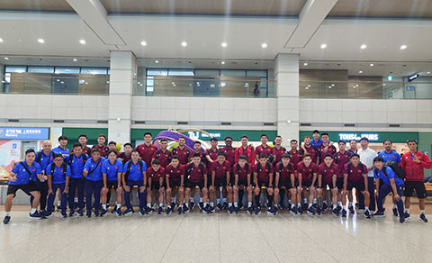 ĐT Việt Nam đã có mặt tại Hàn Quốc, bắt đầu chuyến tập huấn chuẩn bị cho AFF Cup 2026