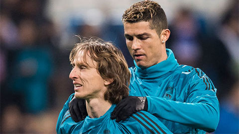 Modric và Ronaldo từng là đồng đội ở Real Madrid