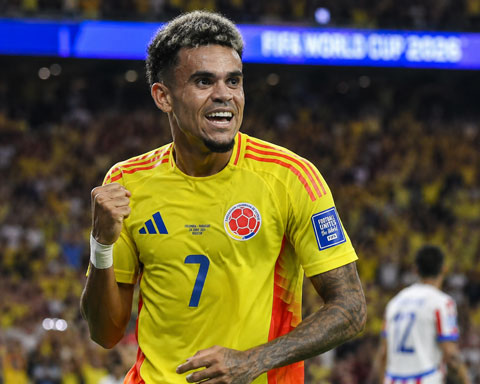 Diaz vẫn đang là mũi tấn công chủ lực của ĐT Colombia tại World Cup 2026