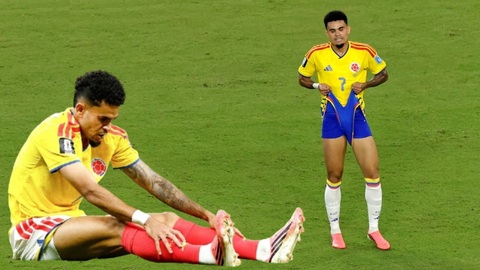 Luis Diaz có dấu hiệu xuống sức ở 2 trận cuối vòng bảng World Cup 2026. Ảnh: Claro Sports