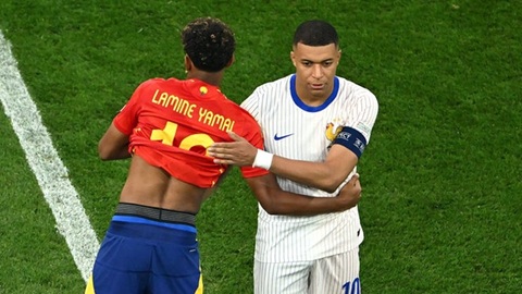 Yamal chưa thể sánh với Mbappe