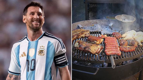 Messi cũng rất thích các bữa tiệc nướng tập thể