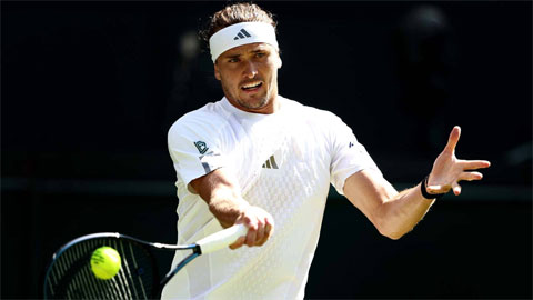 Zverev thắng trận ATP thứ 50 trên mặt sân cỏ. Ảnh: ATP