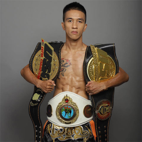 Lê Hoàng Đức gặt hái nhiều thành công trong sự nghiệp thi đấu Muay và kickboxing