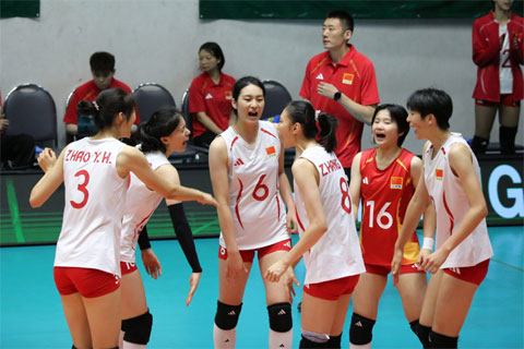 Chiều cao trung bình của U18 nữ Trung Quốc cao nhất giải năm nay
