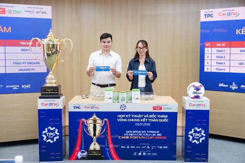 Đại diện của NTT Egan và Ligpro trong lễ bốc thăm