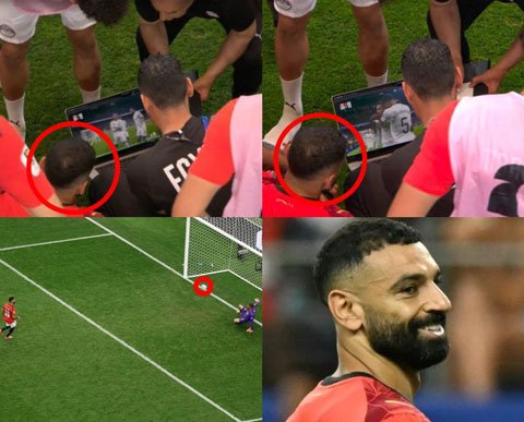 Cầu thủ Ai Cập nghiên cứu cách bắt penalty của Ryan và dễ dàng đánh bại anh - Ảnh: @InvictosSomos