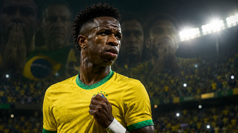 Vinicius từng chịu rất nhiều áp lực mỗi khi khoác áo ĐT Brazil
