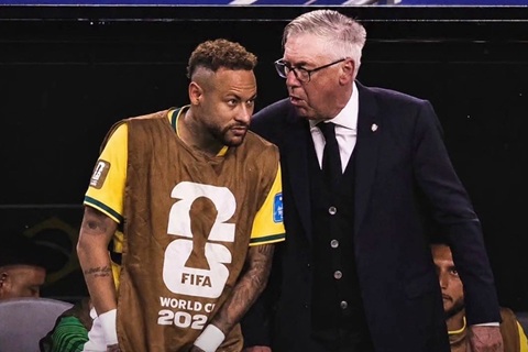 Ancelotti đánh giá cao thái độ chuyên nghiệp của Neymar