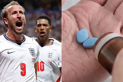 Dàn tuyển thủ Anh được khuyên dùng Viagra