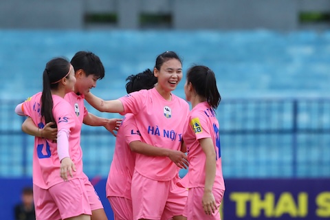Hà Nội I có chiến thắng chung cuộc với tỷ số 2-1. Ảnh: CTV 