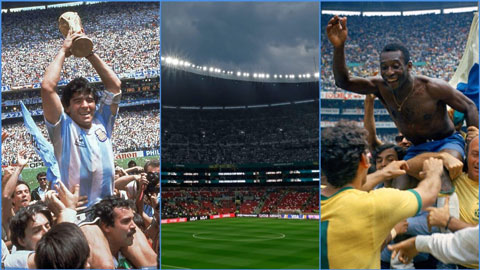 Sân Azteca là nơi từng chứng kiến cả Maradona lẫn Pele nâng cao cúp vàng thế giới - Ảnh: Football365