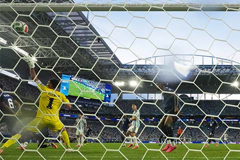 Vozinha trong trận đấu với Argentina tại vòng 1/16 World Cup 2026