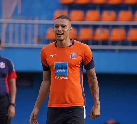 Perea góp công lớn giúp Port FC giành ngôi á quân Thai League 1 và vô địch Cúp FA. Ảnh: Port FC