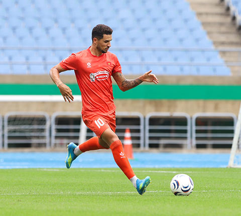 Hoàng Hên khẳng định bản thân sẵn sàng để thi đấu ở AFF Cup 2026. Ảnh: Nhật Đoàn
