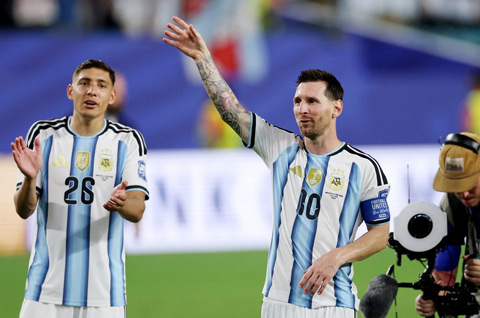 Sức mạnh của Argentina rõ ràng vượt trội so với Ai Cập