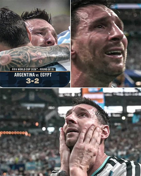 Nước mắt hạnh phúc của Messi sau màn ngược dòng không tưởng