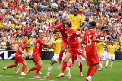 Colombia không thiếu cơ hội để hạ Thụy Sĩ nhưng không tận dụng thành công