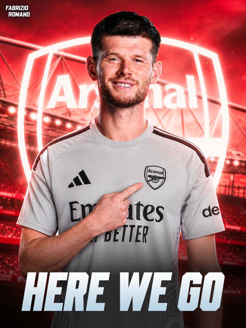 Arsenal đạt thỏa thuận chiêu mộ Meslier - Ảnh: Fabrizio Romano
