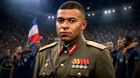 Mbappe gắn liền với hình ảnh "độc tài" hài hước trên mạng xã hội
