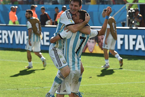 Khoảnh khắc đáng nhớ của World Cup 2014 khi Di Maria ghi bàn duy nhất ở những phút cuối hiệp phụ