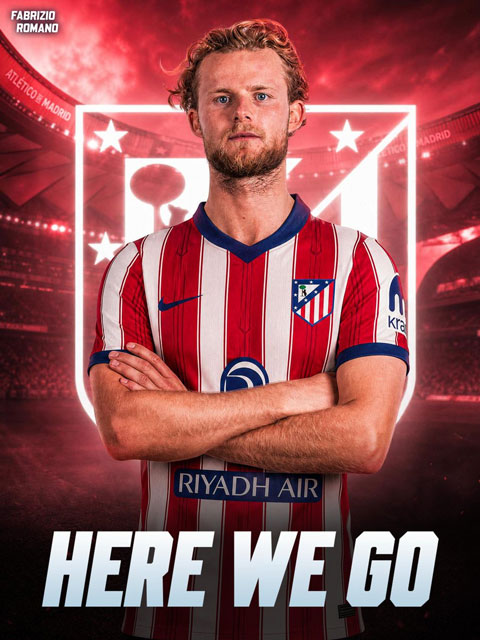 Hjulmand đạt thỏa thuận gia nhập Atletico - Ảnh: Fabrizio Romano