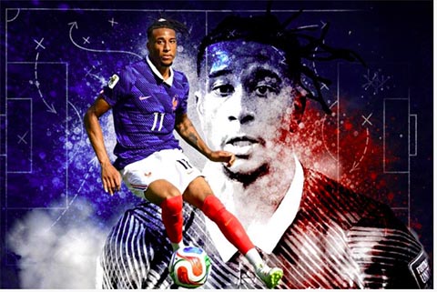 Michael Olise đang tỏa sáng tại World Cup trong màu áo ĐT Pháp