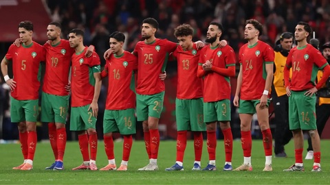 Danh sách đăng ký dự World Cup 2026 của Morocco có 6 cầu thủ sinh ra ở Pháp