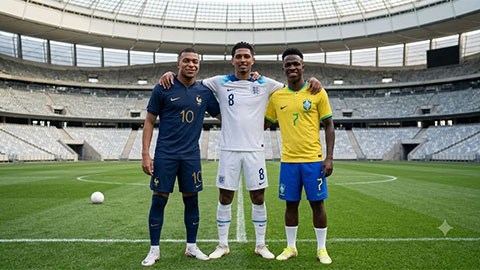 Mbappe, Bellingham và Vinicius là những chân sút chất lượng tại World Cup