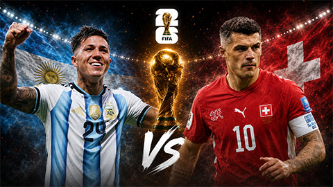 Siêu máy tính dự đoán kết quả Argentina vs Thụy Sĩ tại World Cup 2026, với Argentina được đánh giá cao hơn