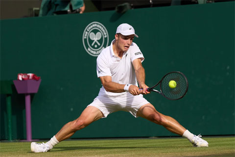 Arthur Fery kết thúc hành trình cổ tích ở vòng bán kết Wimbledon. Ảnh: ATP