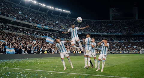 Khả năng chống bóng bổng của Argentina cũng không quá xuất sắc - Ảnh: AI