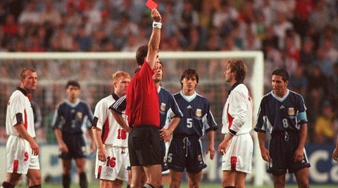 Beckham và chiếc thẻ đỏ định mệnh ở France' 98