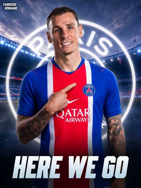 PSG đạt thỏa thuận chiêu mộ Digne - Ảnh: Fabrizio Romano